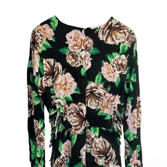 AFRM Nami Floral Corset Tie Mini Dress - Picture 7 of 13